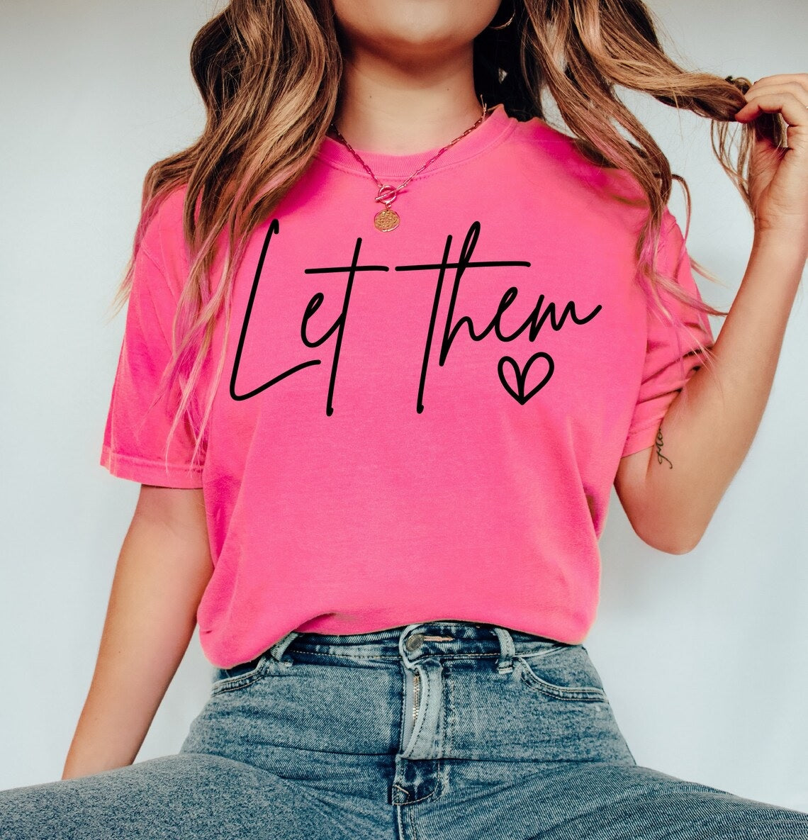 Let Them Graphic Short or Long Sleeve Tees & Sweatshirts- ADULTS - ALL COLORS