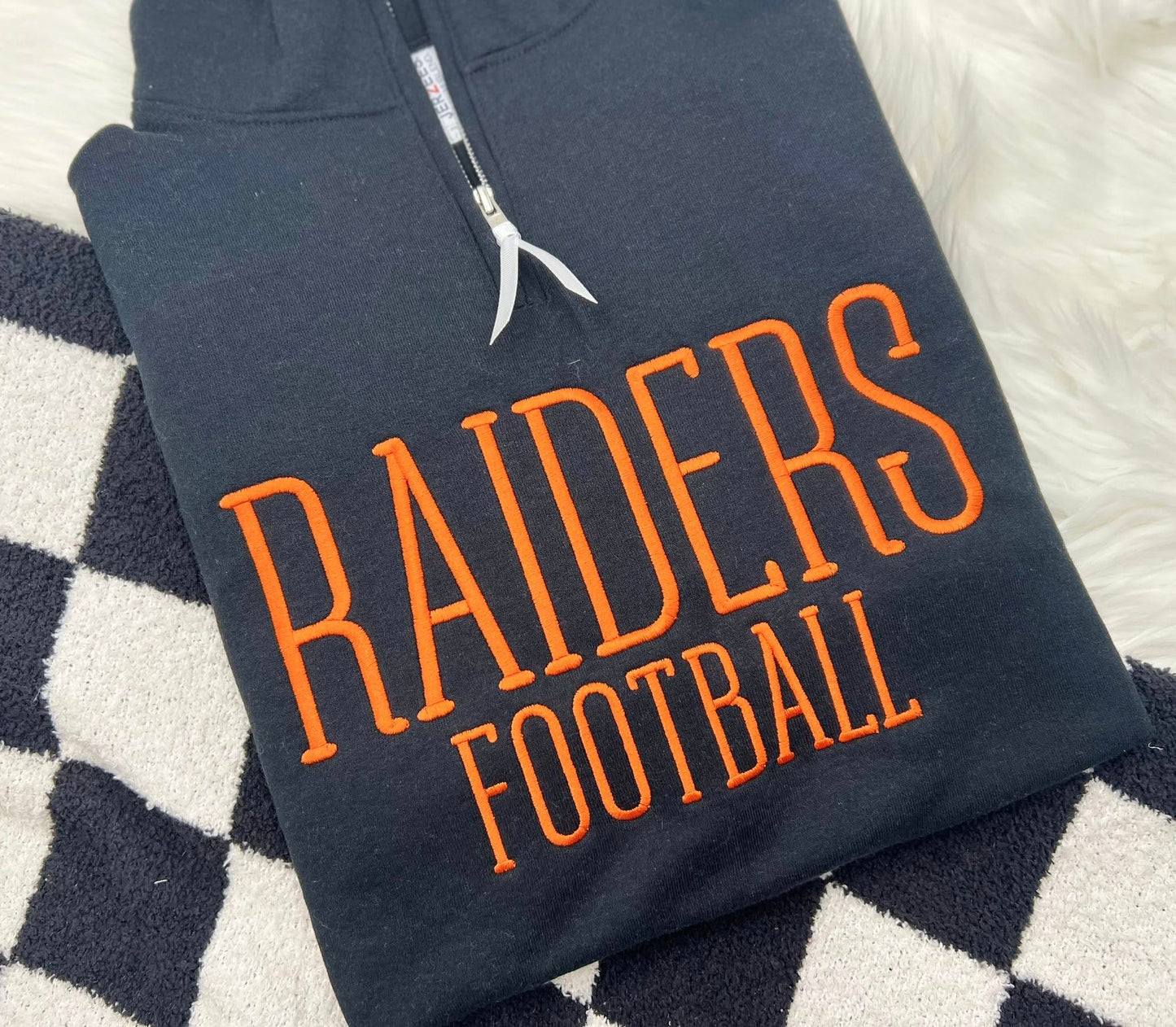 Embroidered Quarter Zip Sweatshirts - ADULTS