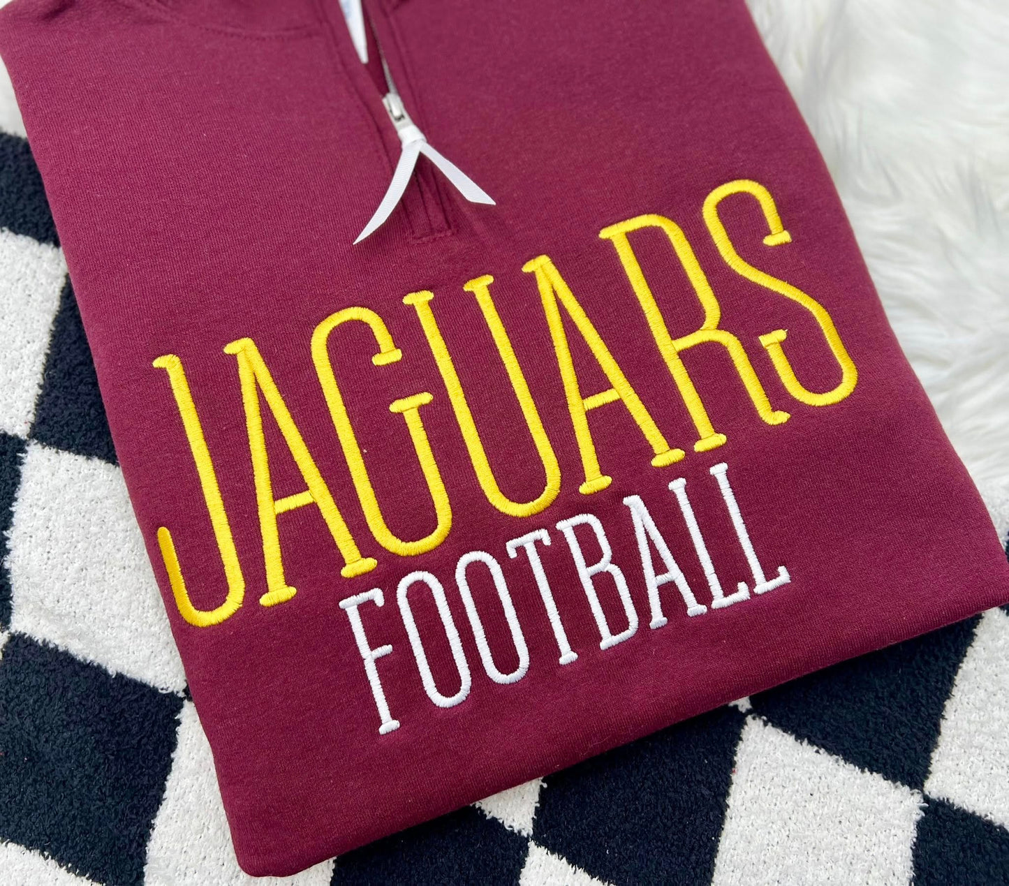 Embroidered Quarter Zip Sweatshirts - ADULTS