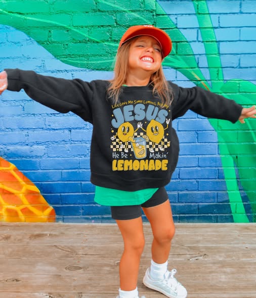 Jesus Lemonade Pink Tees OR Sweatshirts - YOUTH & ADULT SIZES