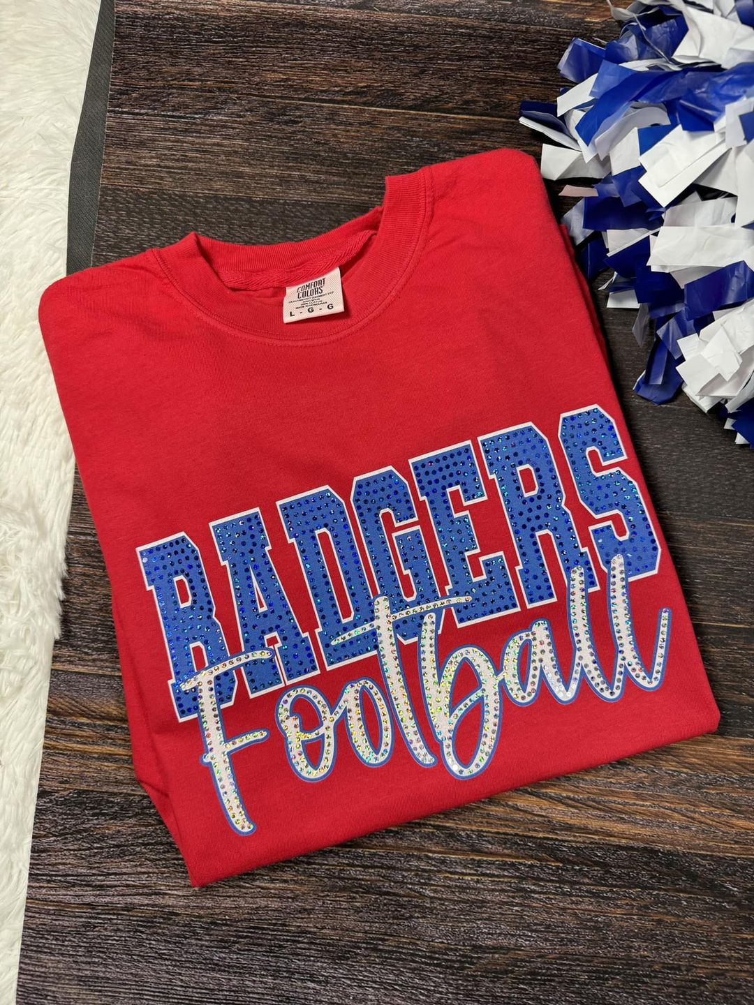 Custom Spangle Spirit Tees - BLOCK & SCRIPT - YOUTH & ADULT SIZES