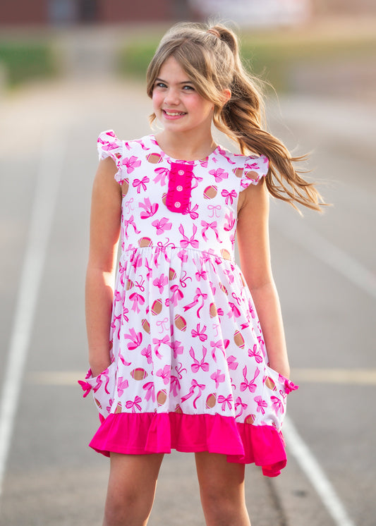 *NEW* Football Princess Flutter Dress