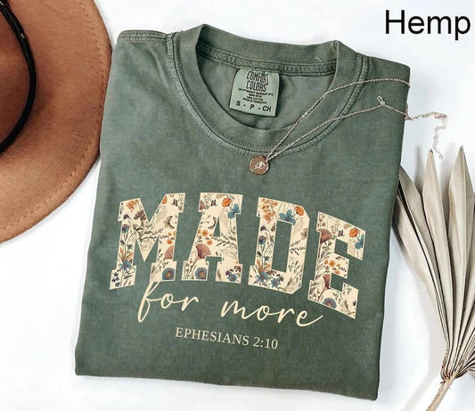 Made For More Graphic Short or Long Sleeve Tees & Sweatshirts- ADULTS - ALL COLORS