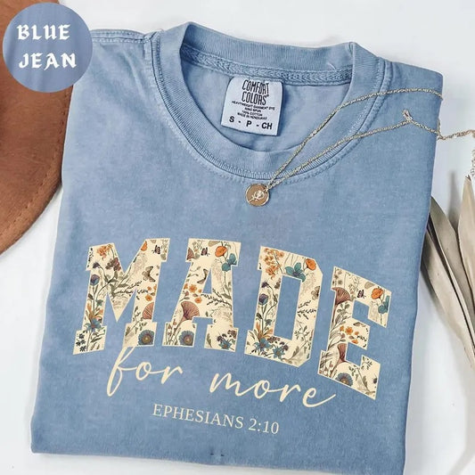 Made For More Graphic Short or Long Sleeve Tees & Sweatshirts- ADULTS - ALL COLORS