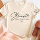 Stronger Than The Storm Graphic Short or Long Sleeve Tees & Sweatshirts- ADULTS - ALL COLORS