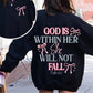 God is Within Her Black Sweatshirts - YOUTH & ADULT SIZES