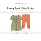 2025 **PRE-ORDER** Short Sleeve Emery Tunic SET - BOTH DESIGN OPTIONS