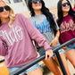 Spirit OUTLINE PUFF Metallic Vinyl Tees & Sweatshirts - YOUTH & ADULT SIZES