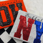 Embroidered Sequin Large Initial Applique Tees OR Sweatshirts - ADULTS