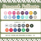 Embroidered Sequin Large Numbers Applique Tees OR Sweatshirts - ADULTS