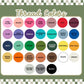 Embroidered Sequin Large Numbers Applique Tees OR Sweatshirts - ADULTS
