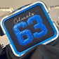 Embroidered Sequin Large Numbers Applique Tees OR Sweatshirts - ADULTS