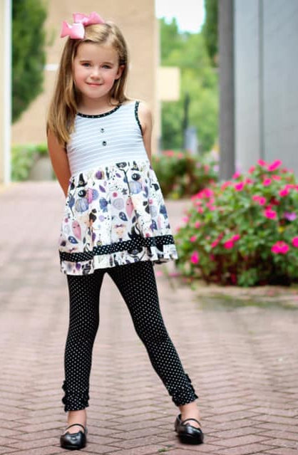 **EXTRAS** MADISON GRACE Halloween Dance Tunic SET