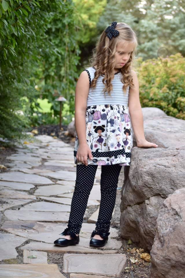 **EXTRAS** MADISON GRACE Halloween Dance Tunic SET