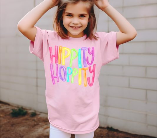 Hippity Hoppity Comfort Colors T-Shirt - YOUTH & ADULT SIZES - ALL COLORS