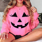 2025 Jack O Lantern with Eyelashes Tees & Sweatshirts - YOUTH & ADULT SIZES