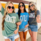Spirit Caps Puff Vinyl/Glitter Outline Tees & Sweatshirts - YOUTH & ADULT SIZES
