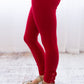 Brooke Leggings - Red - Madison Grace Clothing