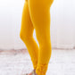 Brooke Leggings - Mustard - Madison Grace Clothing