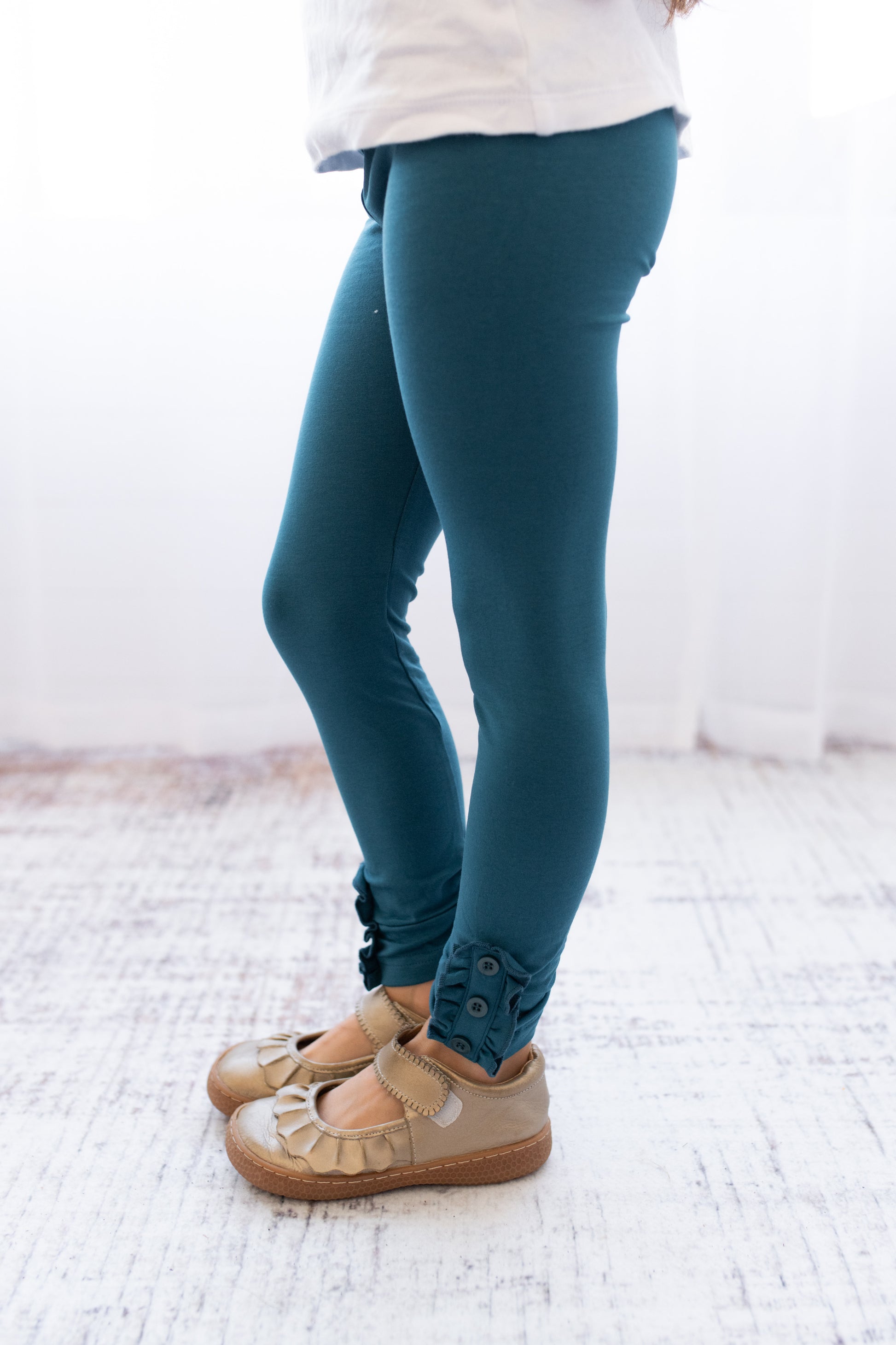 Brooke Leggings - Jade - Madison Grace Clothing