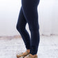 Brooke Leggings - Navy - Madison Grace Clothing