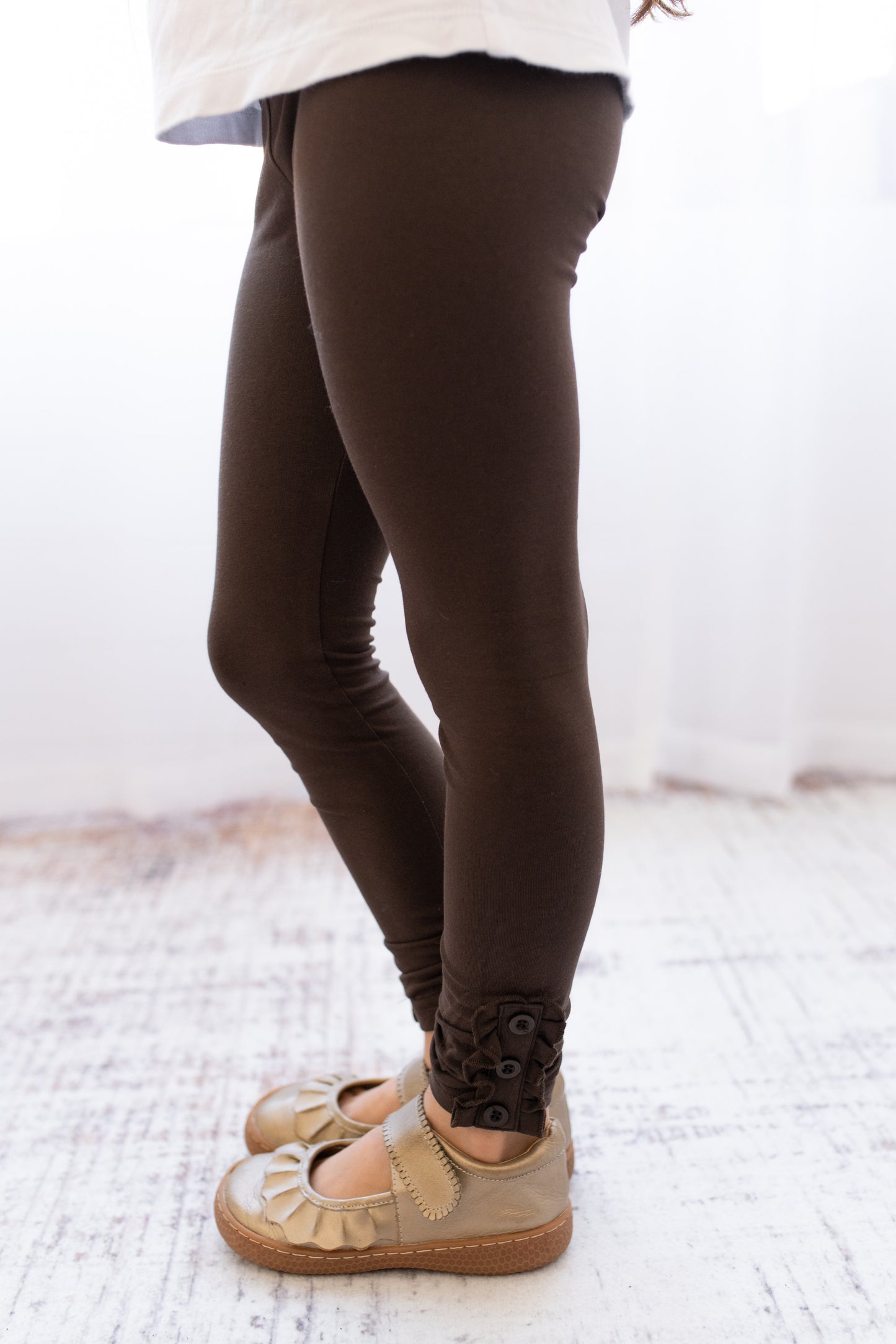 Brooke Leggings - Brown - Madison Grace Clothing