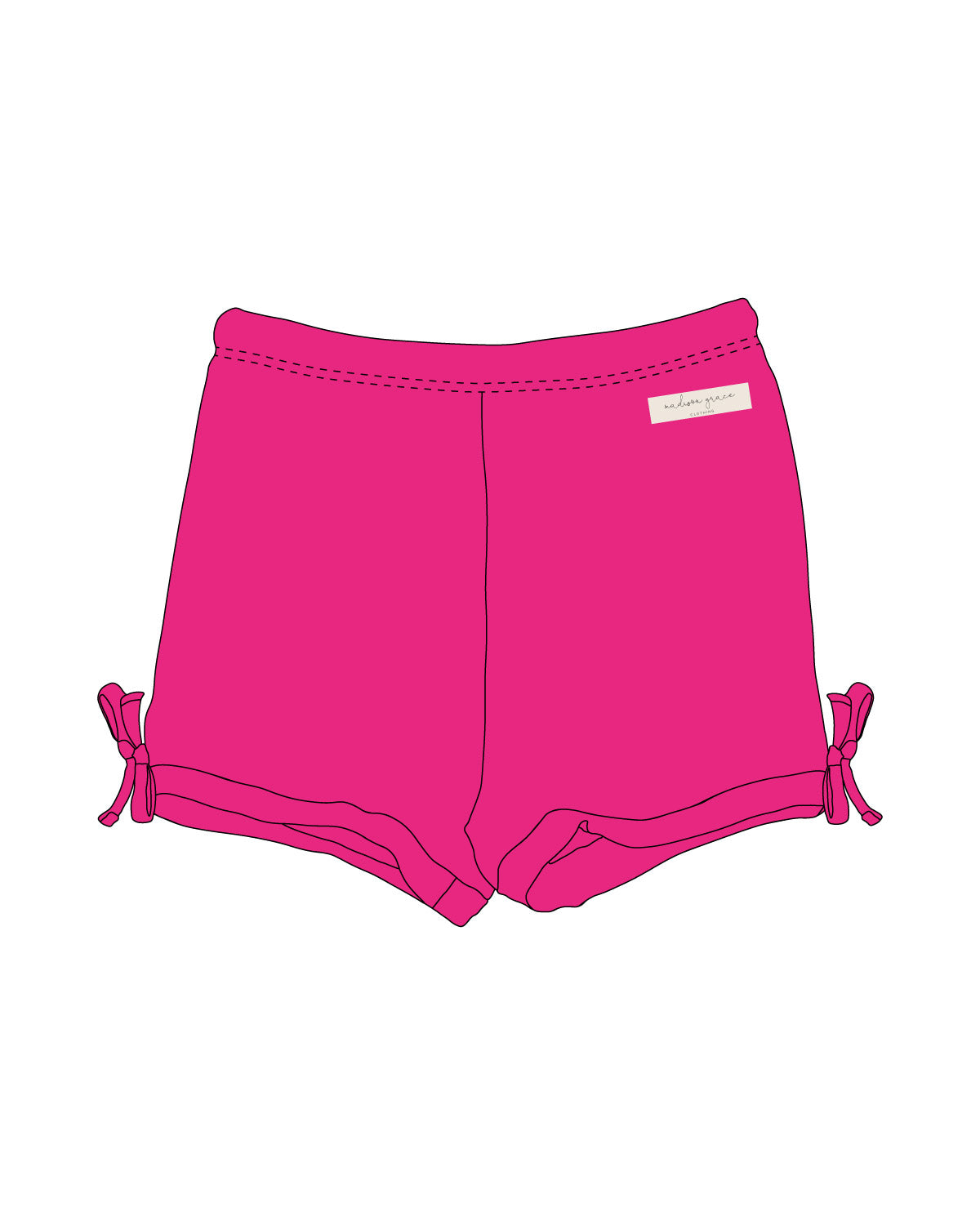 Simple Shorties - Hot Pink - Love Millie Clothing