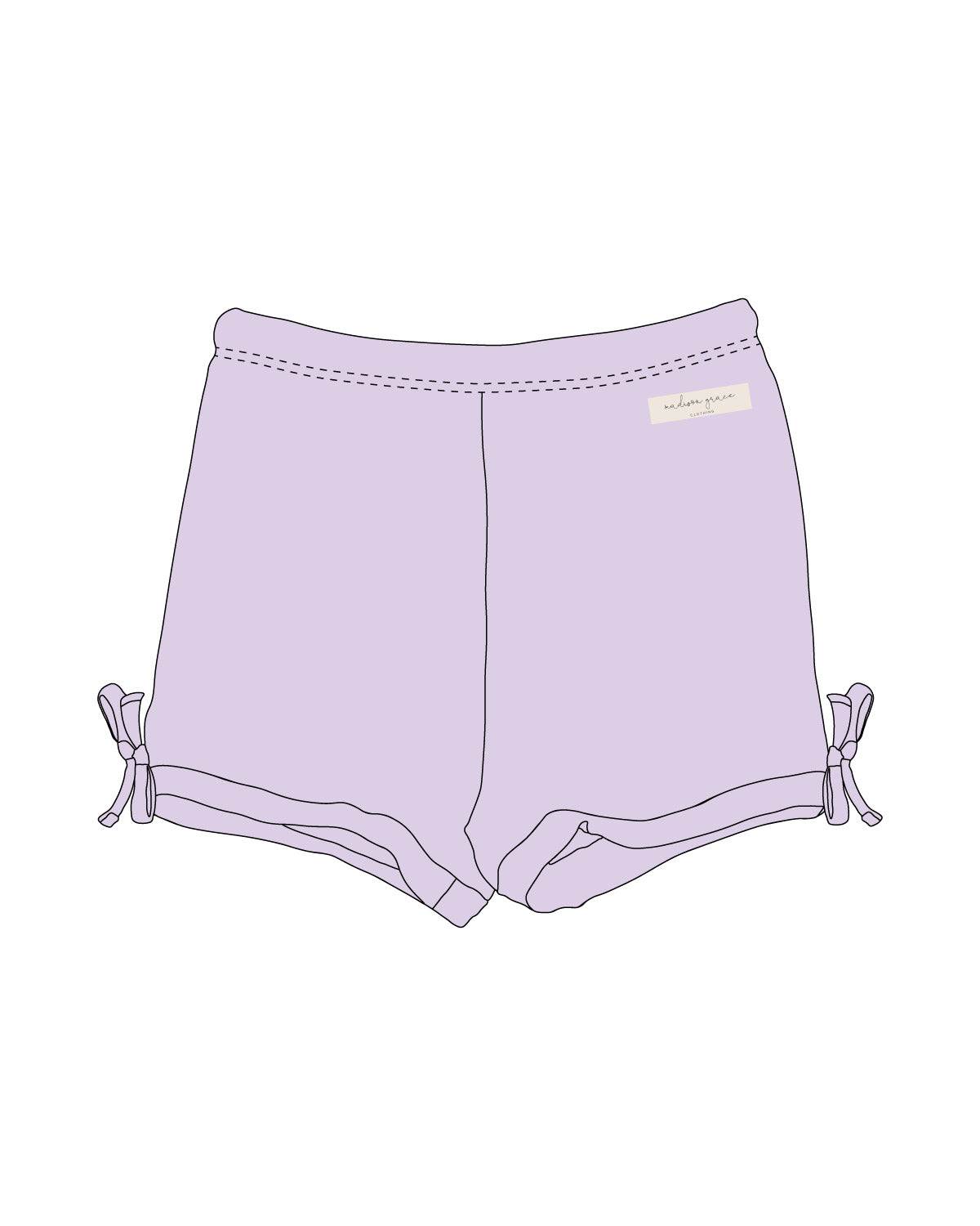 Simple Shorties - Lilac - Love Millie Clothing