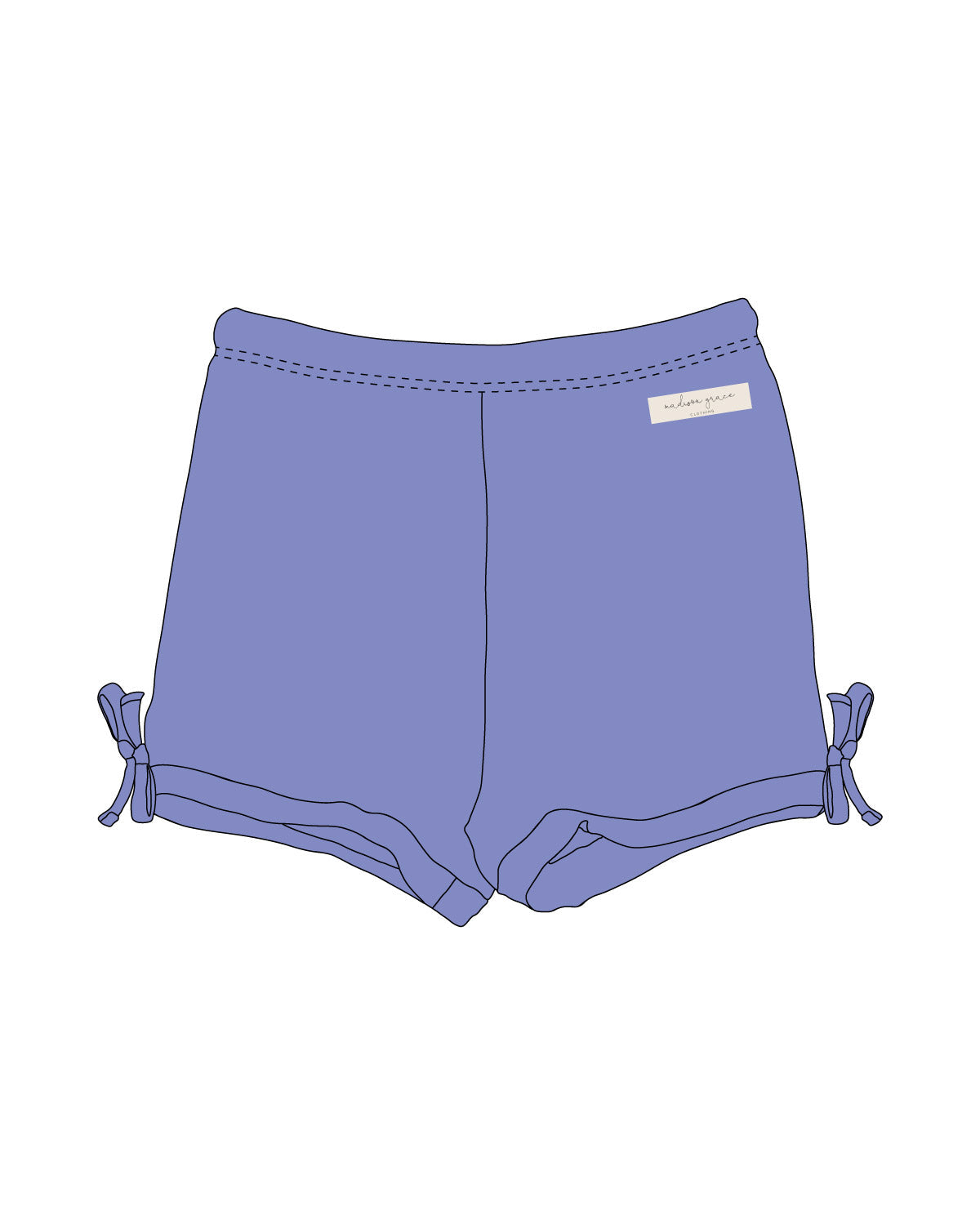 Simple Shorties - Periwinkle - Love Millie Clothing