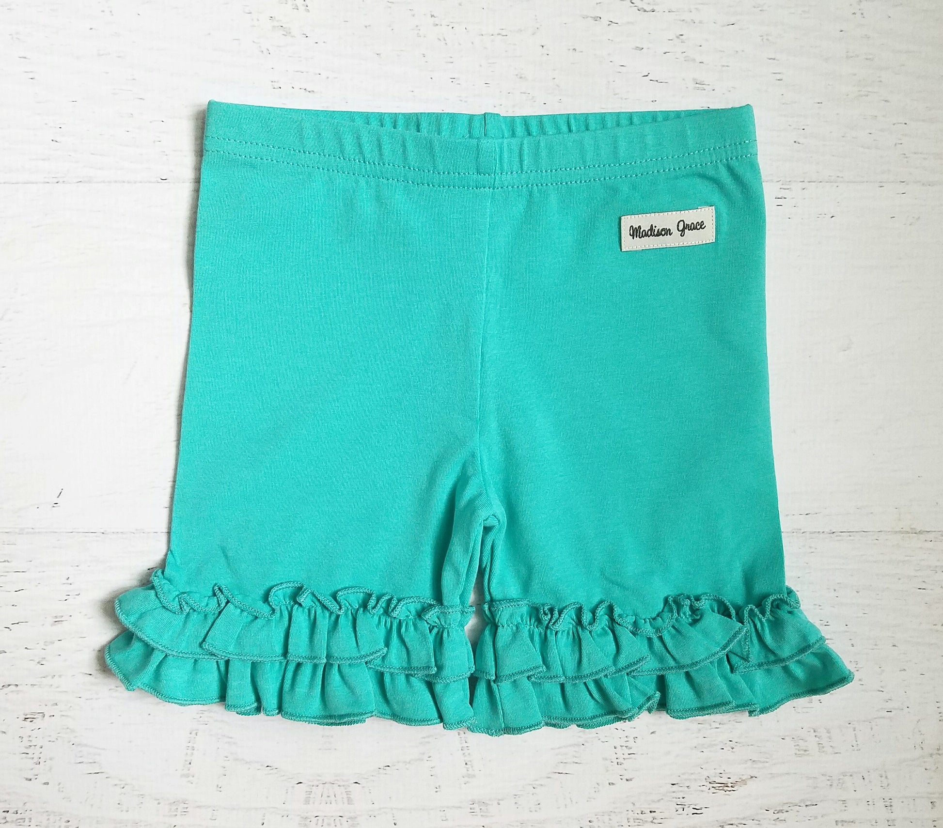 Ruffle Shorties - Turquoise - Love Millie Clothing